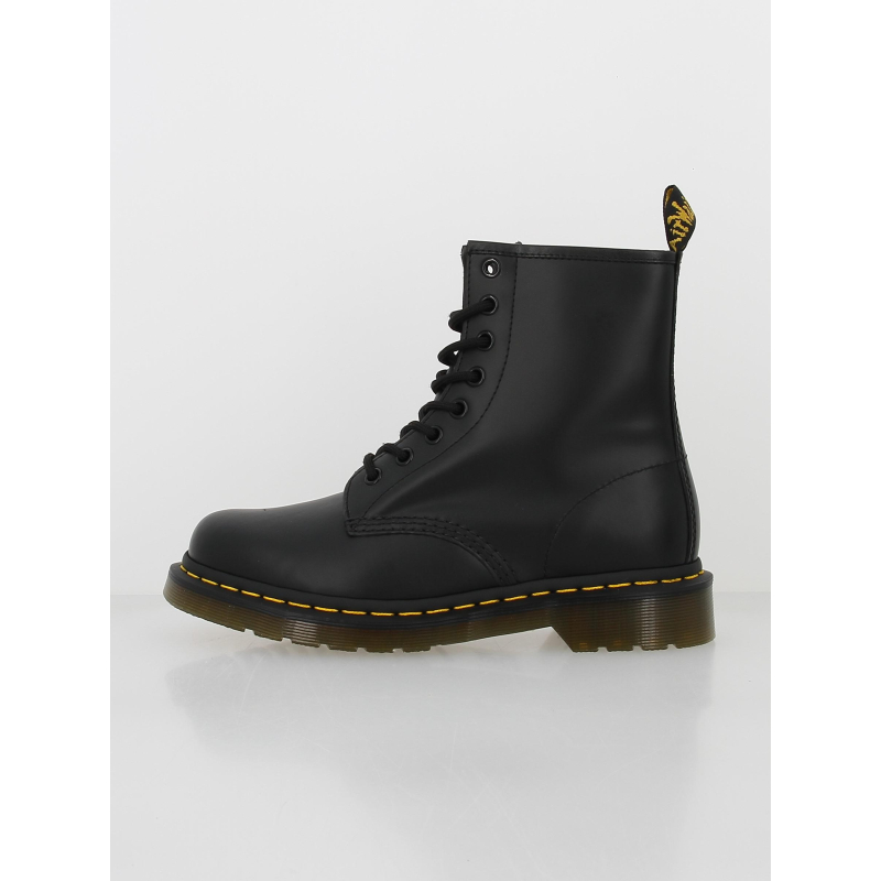 Boots smooth noir femme - Dr Martens