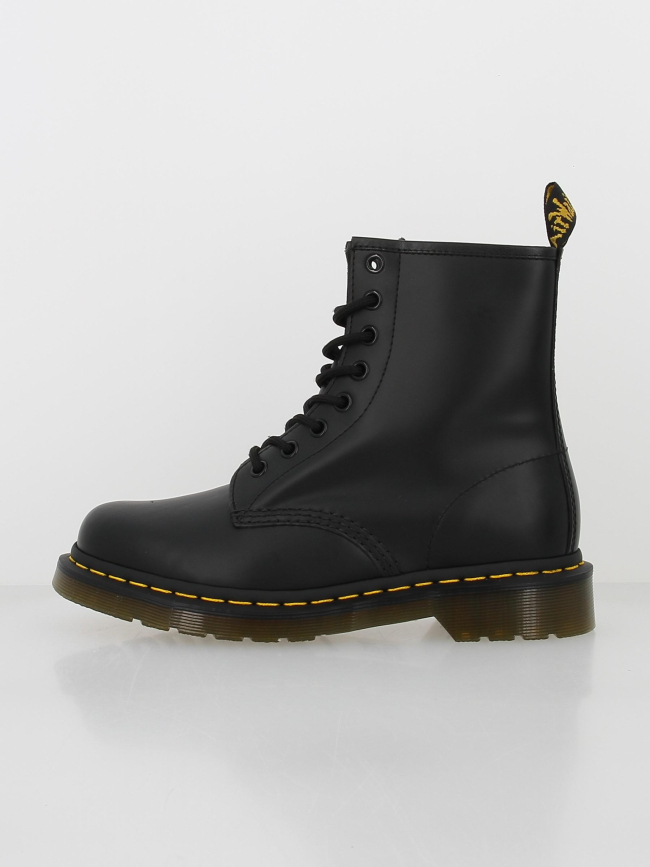 Boots smooth noir femme - Dr Martens