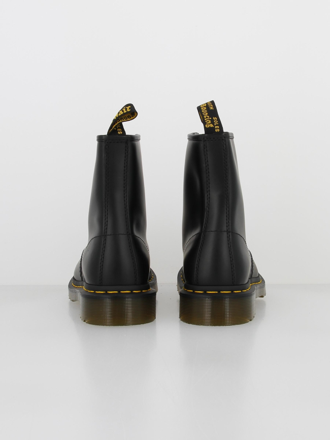 Boots smooth noir femme - Dr Martens