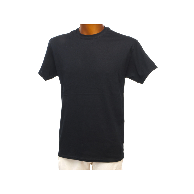 T-shirt basic uni heavy noir homme - Gildan