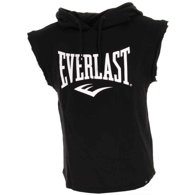 Sweat de boxe à capuche sans manche noir homme - Everlast