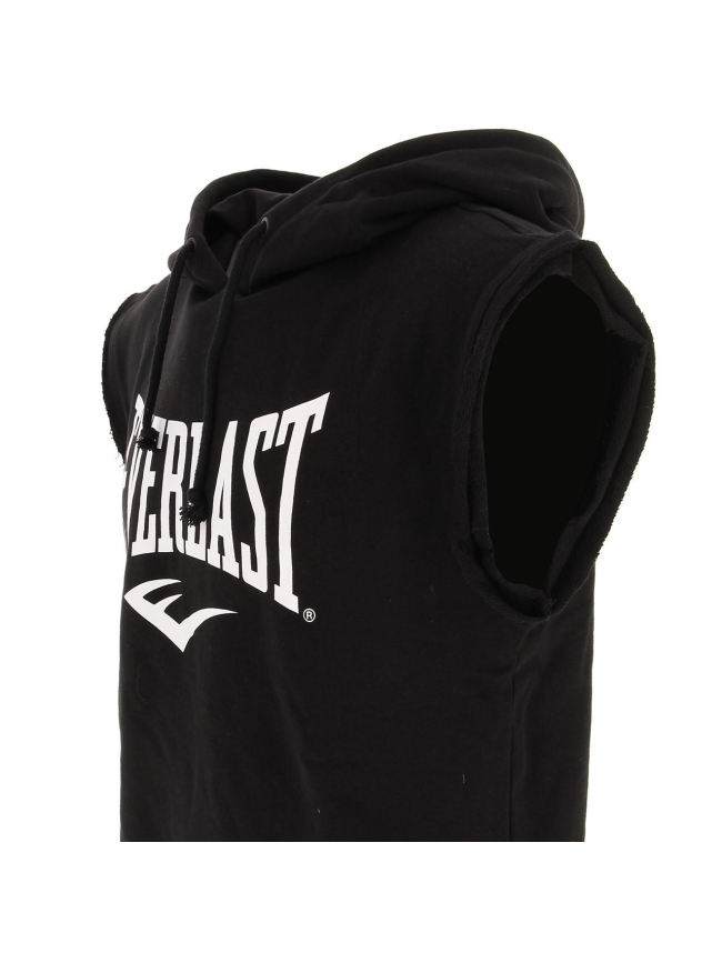 Sweat de boxe à capuche sans manche noir homme - Everlast