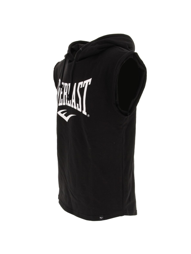 Sweat de boxe à capuche sans manche noir homme - Everlast