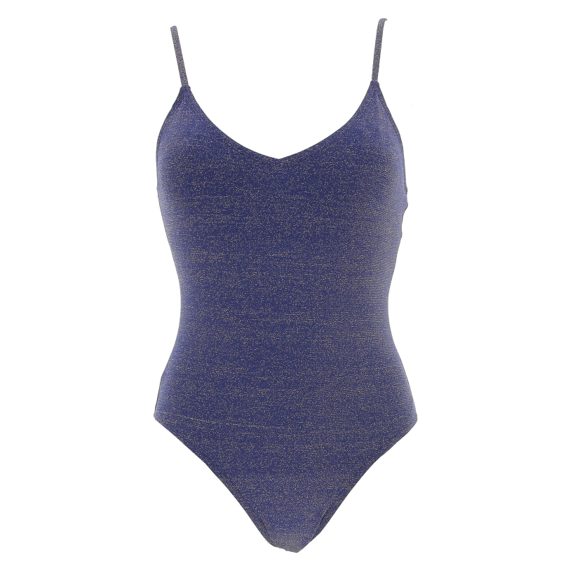 Maillot de bain 1 pièce bleu paillette femme - Culture Sud