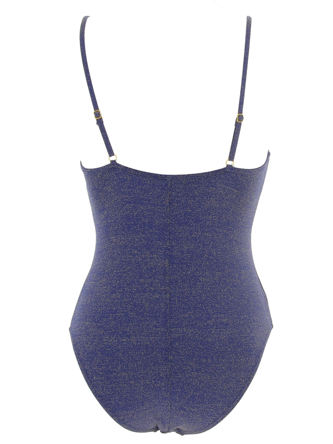 Maillot de bain 1 pièce bleu paillette femme - Culture Sud