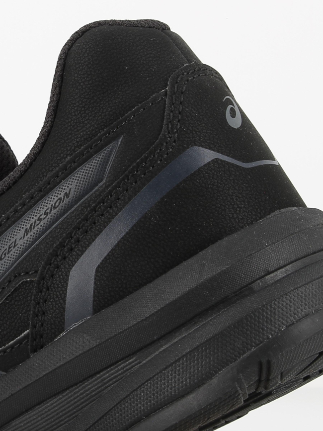 Chaussures de running mission gel noir femme - Asics