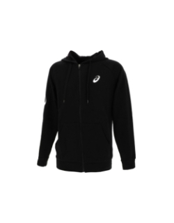 Sweat zippé à capuche noir homme - Asics