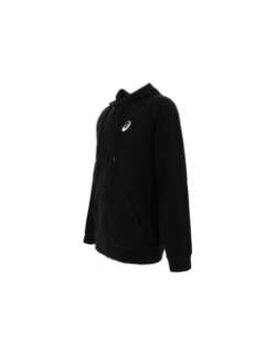 Sweat zippé à capuche noir homme - Asics