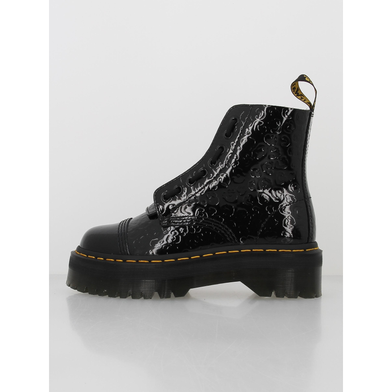 Boots plateforme sinclair noir femme - Dr Martens