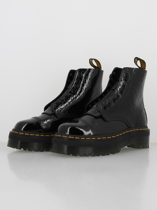 Boots plateforme sinclair noir femme - Dr Martens