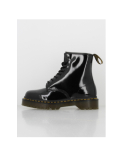 Boots vernis noir femme - Dr Martens