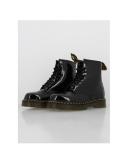 Boots vernis noir femme - Dr Martens