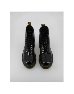 Boots vernis noir femme - Dr Martens