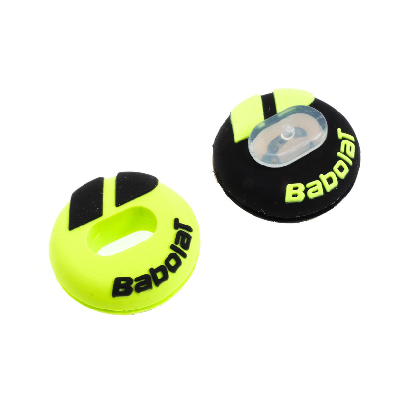 Pack 2 antivibrateurs custom damp noir jaune - Babolat