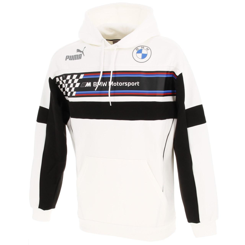 Sweat à capuche bmw blanc homme - Puma