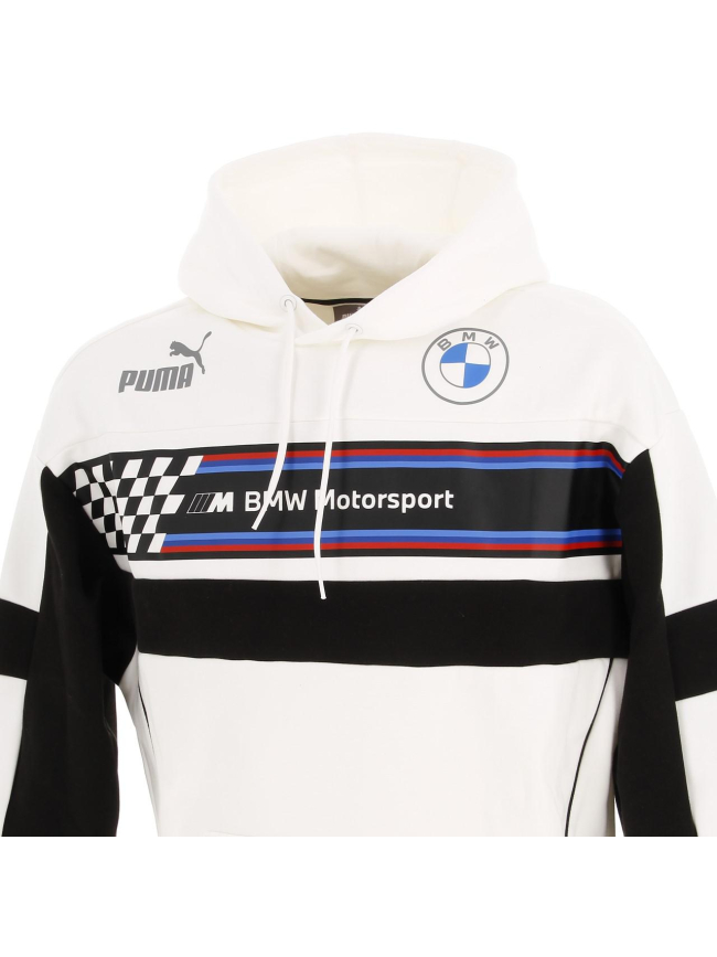 Sweat à capuche bmw blanc homme - Puma