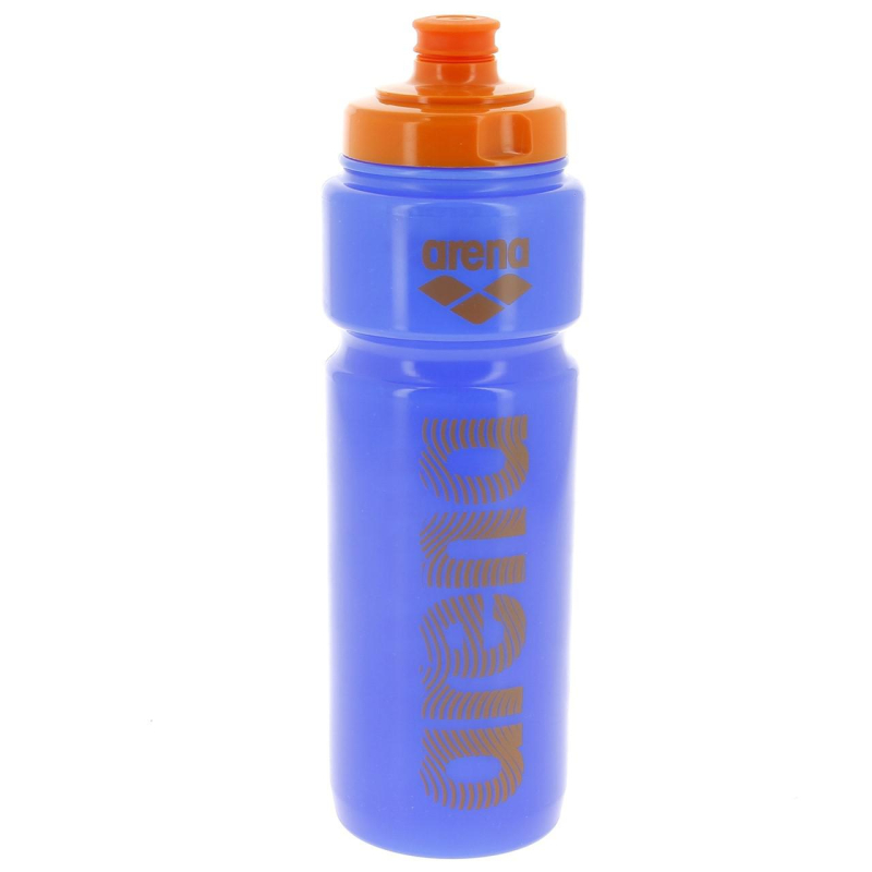 Gourde 750ml bouchon à visser bleu/orange - Arena