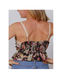 Caraco brodé noir femme - Culture Sud