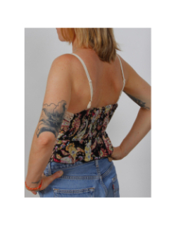 Caraco brodé noir femme - Culture Sud