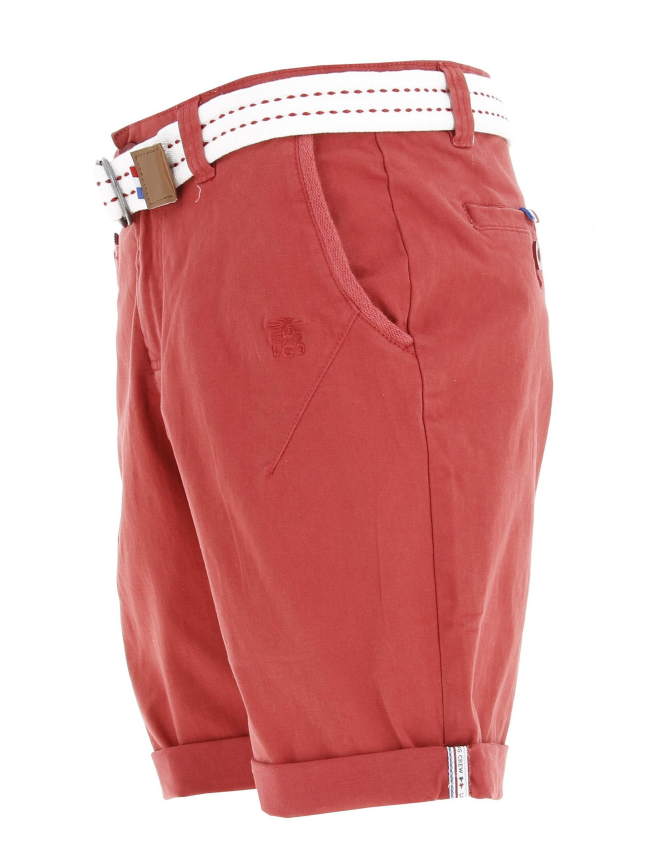 Short gomino 1 rouge brique homme - Legender's