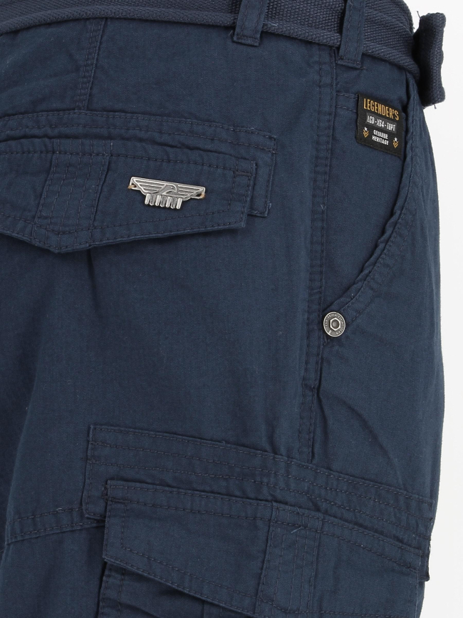 Pantacourt goodman bleu marine homme - Legender's