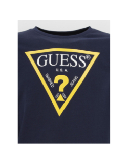 Sweat core line bleu marine garçon - Guess