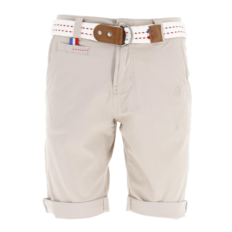 Short avec ceinture gomino 1 gris clair homme - Legender's