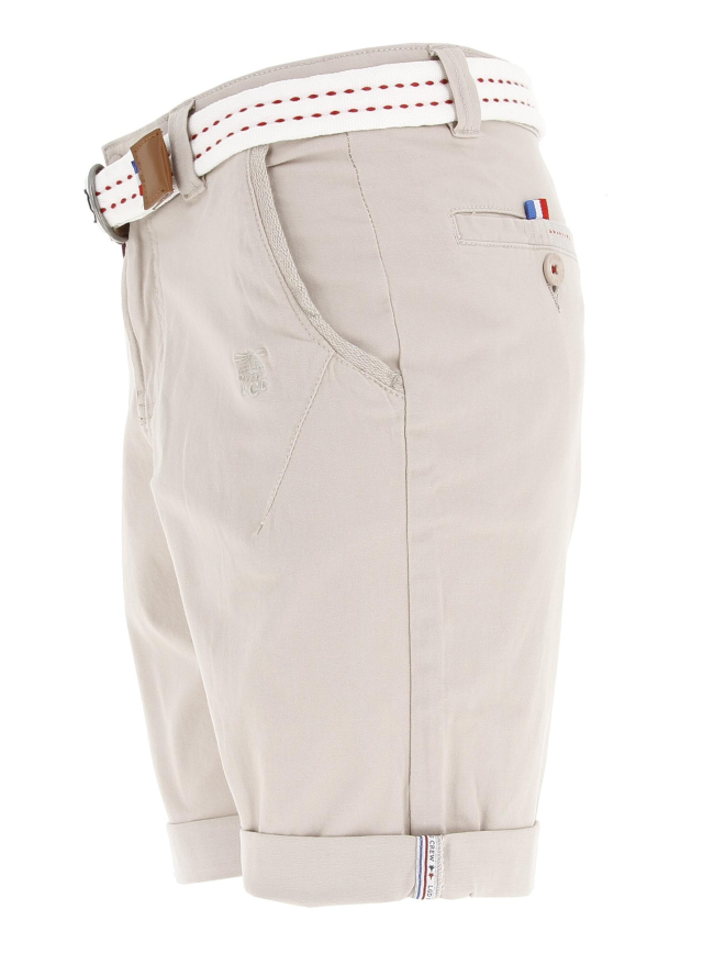 Short avec ceinture gomino 1 gris clair homme - Legender's