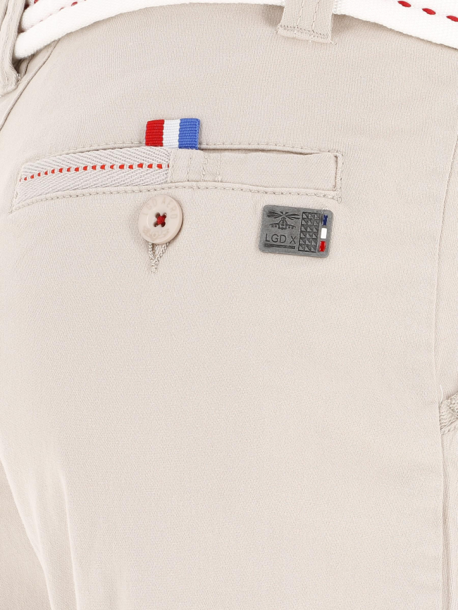 Short avec ceinture gomino 1 gris clair homme - Legender's