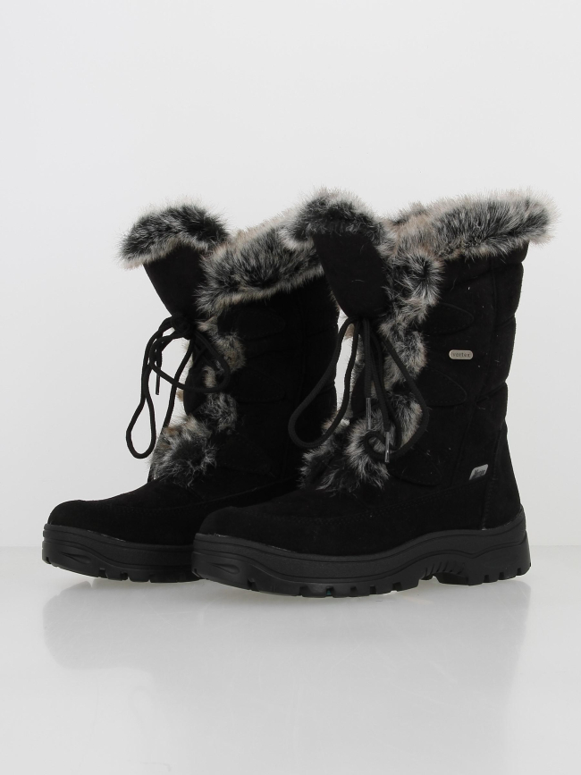 Bottes de neige tapiro noir femme - Alpes Vertigo