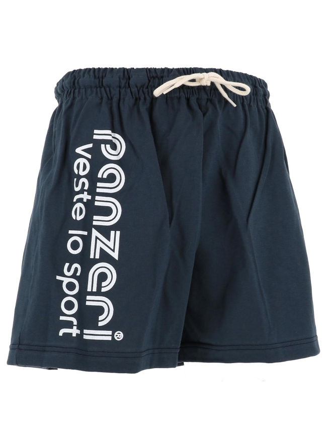 Short uni A acier bleu - Panzeri