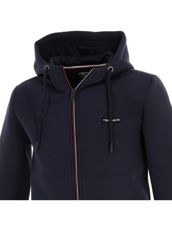 Veste à capuche nark bleu marine homme - Teddy Smith