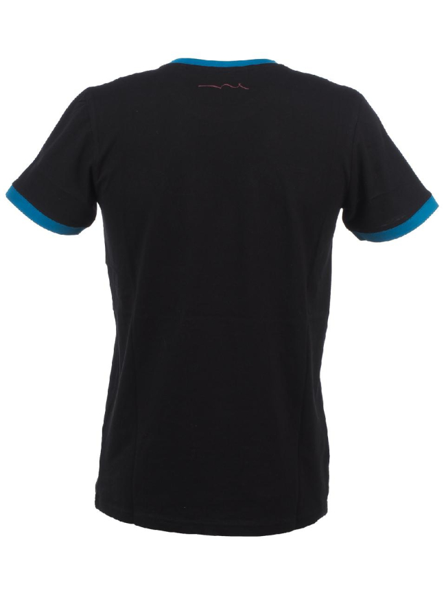 T-shirt ticlass basic noir/bleu homme - Teddy Smith