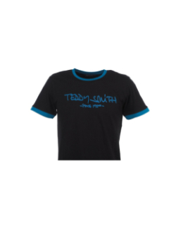 T-shirt ticlass basic noir/bleu homme - Teddy Smith