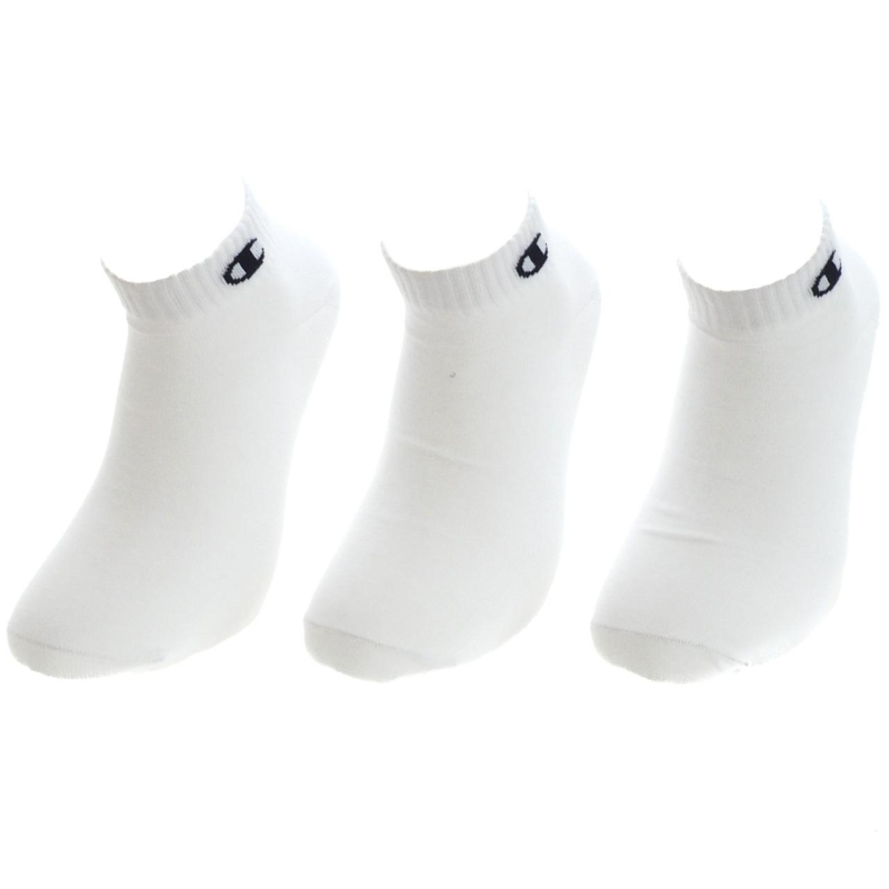 Pack 3 paires socquettes sport logo blanc - Champion