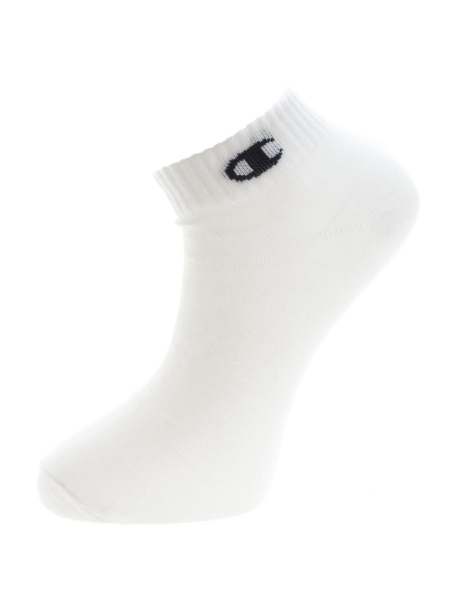 Pack 3 paires socquettes sport logo blanc - Champion