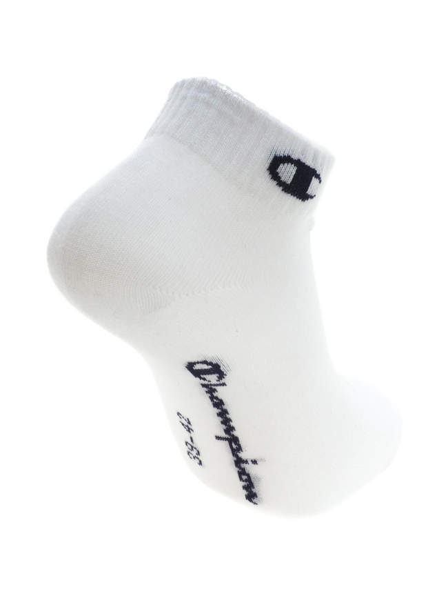 Pack 3 paires socquettes sport logo blanc - Champion