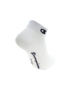 Pack 3 paires socquettes sport logo blanc - Champion