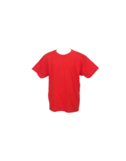 T-shirt basic uni heavy rouge enfant - Gildan