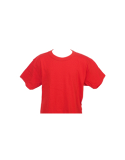 T-shirt basic uni heavy rouge enfant - Gildan