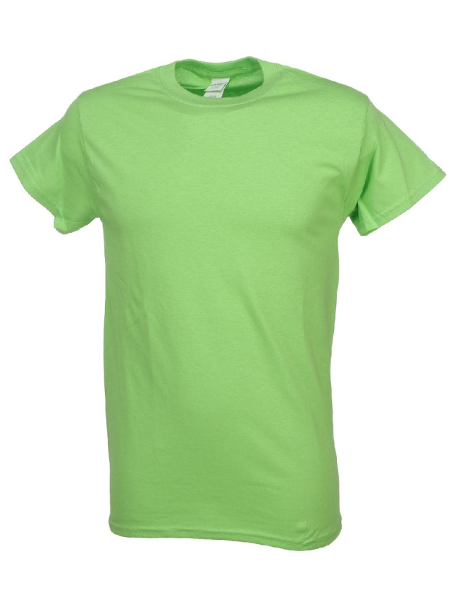 T-shirt basic uni heavy vert homme - Gildan