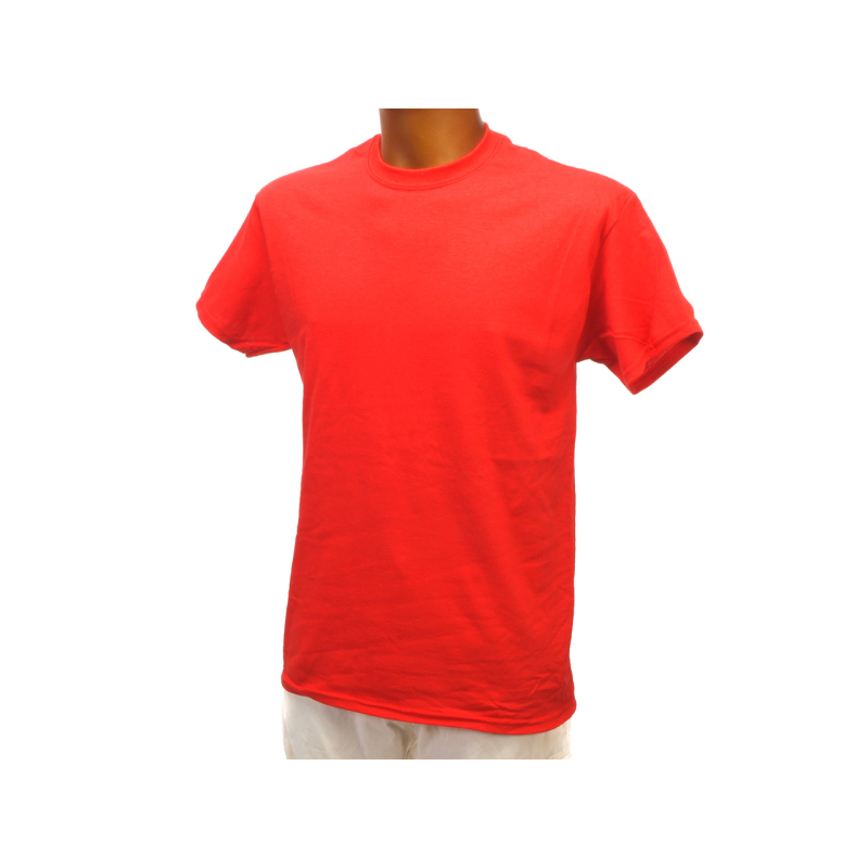 T-shirt basic uni heavy rouge homme - Gildan