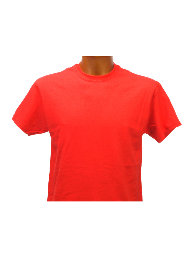 T-shirt basic uni heavy rouge homme - Gildan