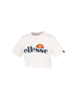 T-shirt crop nicky blanc fille - Ellesse