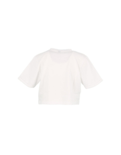 T-shirt crop nicky blanc fille - Ellesse