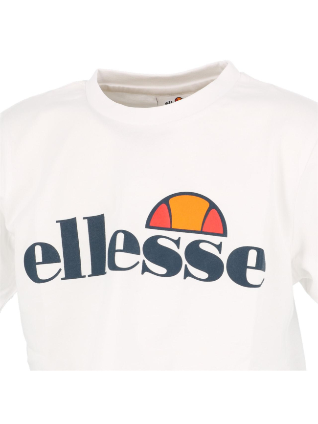 T-shirt crop nicky blanc fille - Ellesse