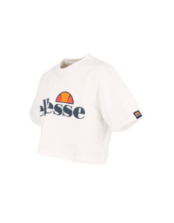 T-shirt crop nicky blanc fille - Ellesse