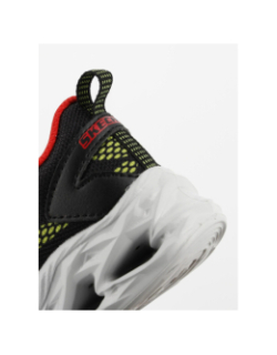 Baskets à scratch lumineuses vortex flash noir garçon - Skechers