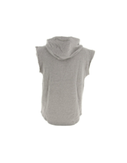 Sweat de boxe à capuche sans manche gris homme - Everlast