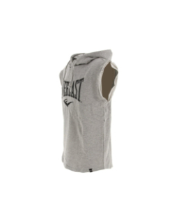 Sweat de boxe à capuche sans manche gris homme - Everlast
